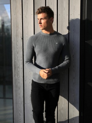 Blakely Olton Knit Jumper Graphite | 0983217-DW