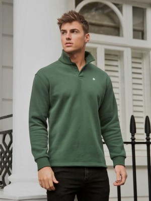 Blakely Otley Collared Jumper Verdi | 0684795-RO