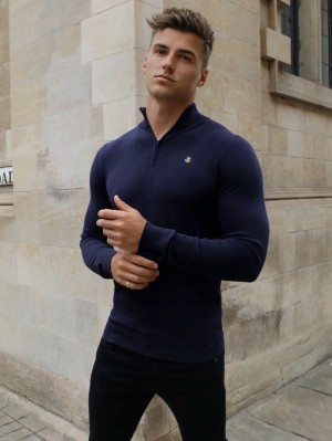 Blakely Oxbridge Jumper Blu Marino | 3475208-WV