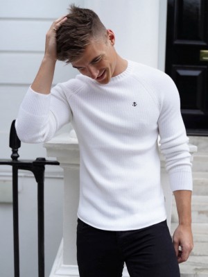 Blakely Oxley Knit Jumper Bianche | 4653901-WJ