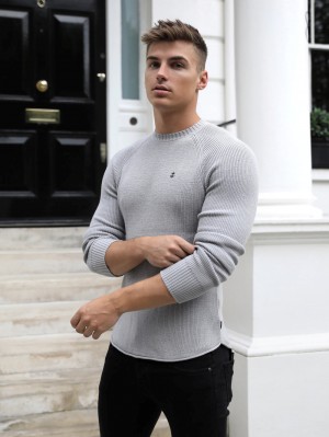 Blakely Oxley Knit Jumper Stone | 7860453-LI