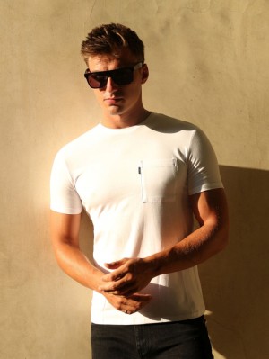 Blakely Pocket T-Shirt Bianche | 4625891-QU
