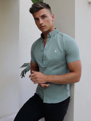 Blakely Pretoria Short Sleeve Shirt Verdi | 1450387-OA
