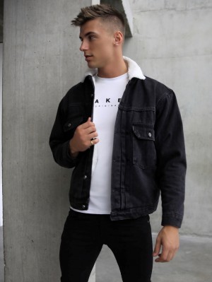 Blakely Raleigh Denim Jacket Nere | 9507318-OL