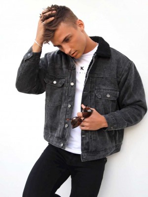 Blakely Rapha Denim Jacket Charcoal | 2634017-YW