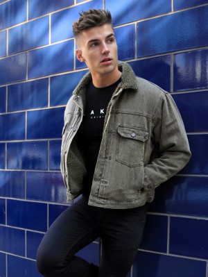 Blakely Rapha Denim Jacket Verdi | 2176430-BN