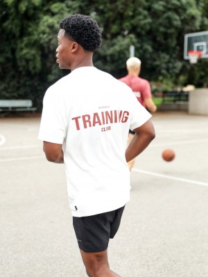 Blakely Relaxed Training T-Shirt Bianche | 7861235-LY