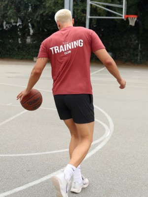 Blakely Relaxed Training T-Shirt Rosse | 5049237-TN