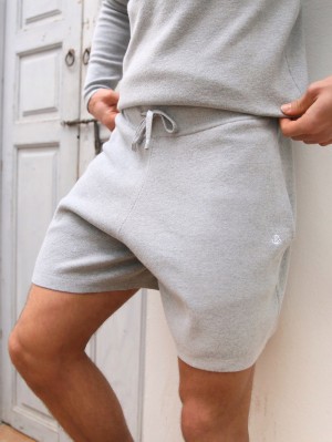 Blakely Riad Knitted Shorts Grigie | 8517269-YO