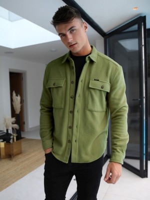 Blakely Richmond Oversized Shirt Verdi | 2845706-QX