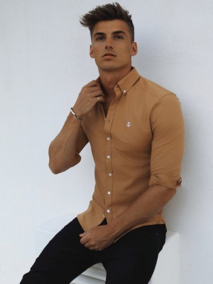 Blakely Rioja Shirt Senape | 9081562-TF