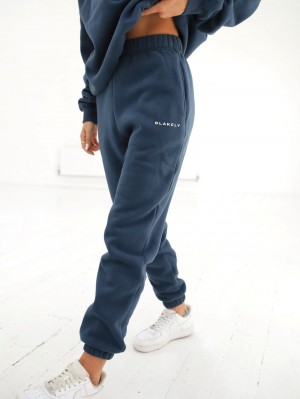 Blakely Riviera Initial Womens Sweatpants Blu | 8264501-KY
