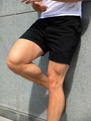 Blakely Sanremo Chino Shorts Nere | 1659472-AI