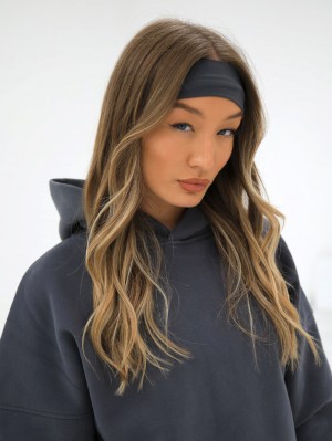 Blakely Soft Headband Charcoal | 0962547-UV