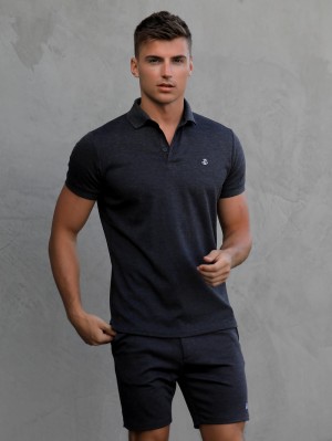 Blakely Sorrento Polo Charcoal | 9263814-KD