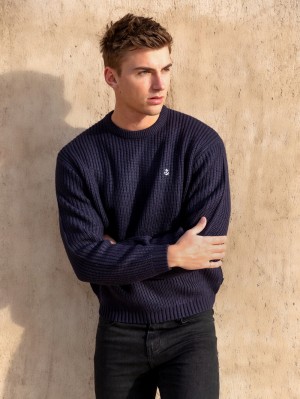 Blakely Stanton Knit Jumper Blu Marino Scuro | 6852041-CH