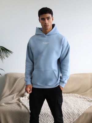 Blakely Statement Relaxed Hoodie Blu | 5497813-HT