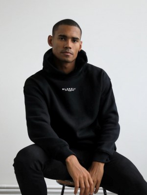 Blakely Statement Relaxed Hoodie Nere | 4981075-AD