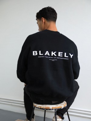 Blakely Statement Relaxed Jumper Nere | 4573016-GT