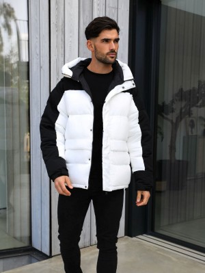Blakely Tampa Puffer Coat Bianche | 3742150-ZH