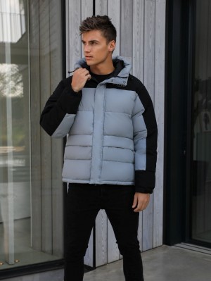Blakely Tampa Puffer Coat Grigie | 8695241-GN