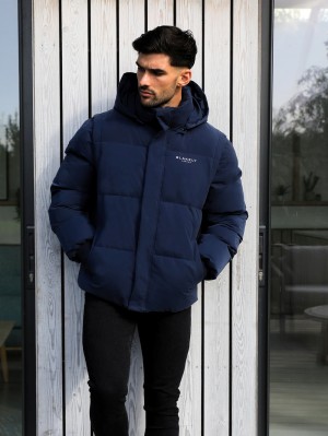 Blakely Ultimate Multiway Puffer Coat Blu Marino | 6375284-XJ
