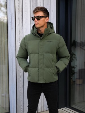 Blakely Ultimate Multiway Puffer Coat Khaki | 2498531-OZ