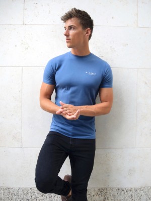 Blakely Universal T-Shirt Blu | 0271634-ZY