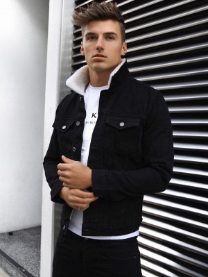 Blakely Vancouver Denim Jacket Nere | 2509816-YT