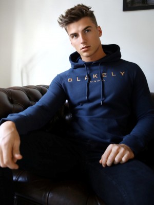 Blakely Vatolla Hoodie Blu Marino | 3684729-AS