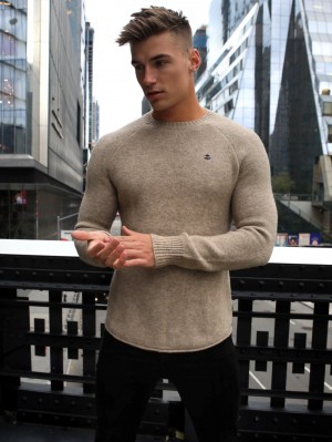 Blakely Yardley Knit Jumper Tan | 3167984-CF